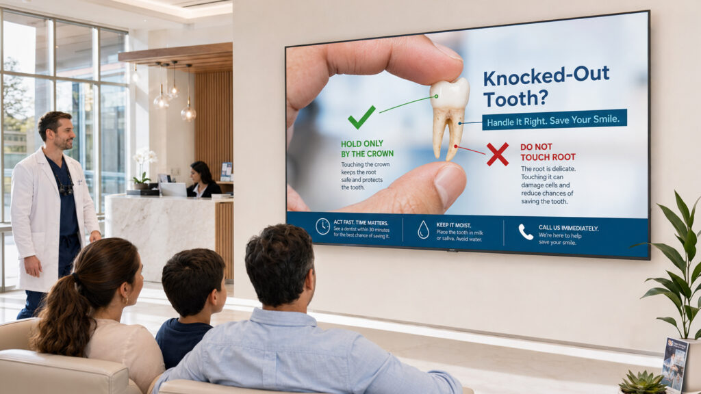 knocked-out tooth