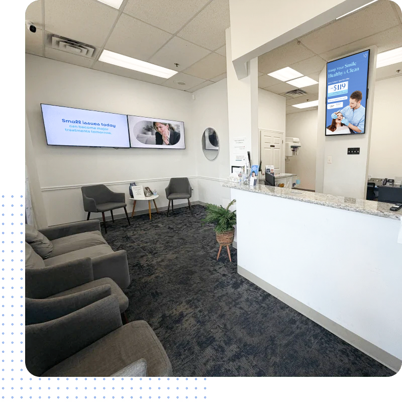 Waiting Area at Premiere Dental Northeast Philadelphia